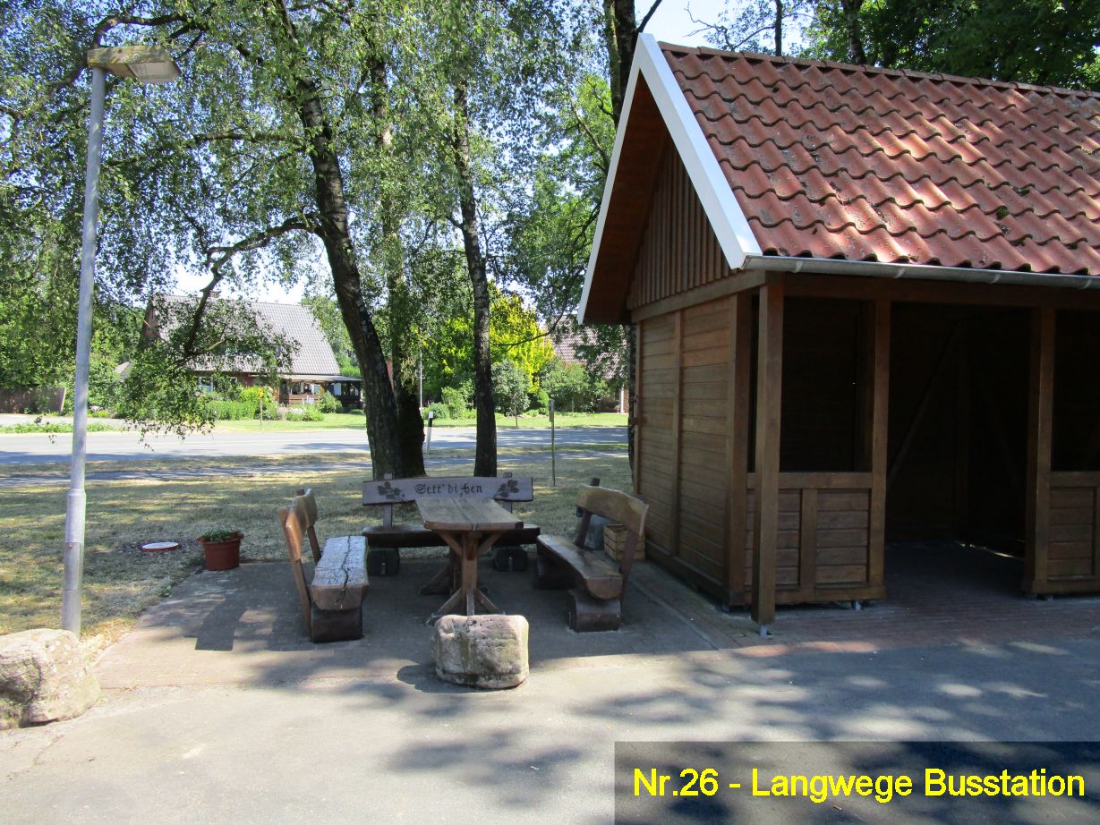 Töwer Langwege Busstation in Langwege