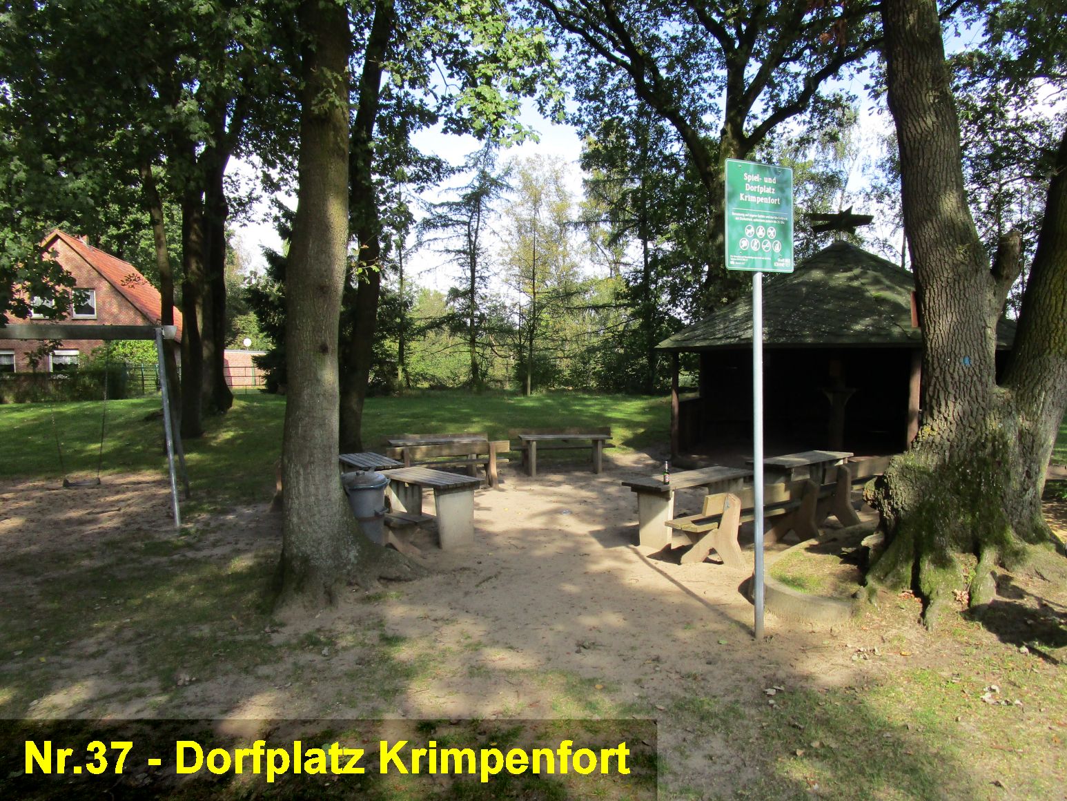 Töwer Dorfplatz Krimpenfort in Krimpenfort